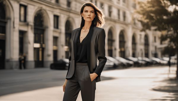 Vêtement chic pour une femme élégante et moderne