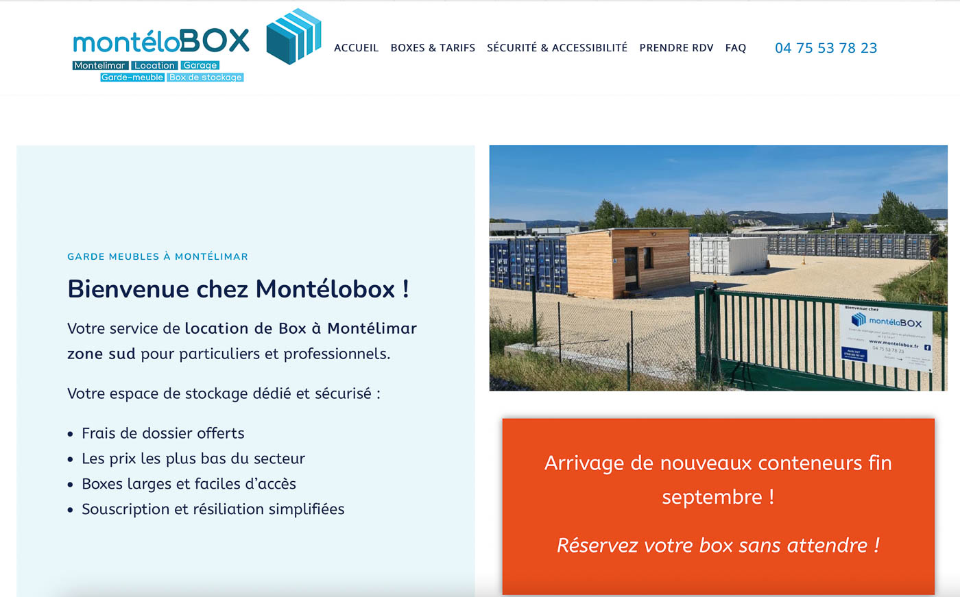 site internet location box Montélimar